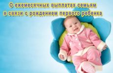 Ежемесячная выплата  в связи с рождением (усыновлением) первого ребенка